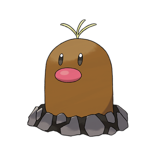 Diglett Alola Artwork