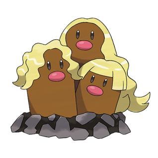 Dugtrio Alola Artwork