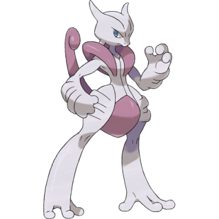 Mega Mewtwo X Artwork