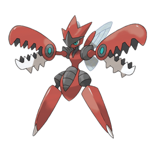 Mega Scizor Artwork