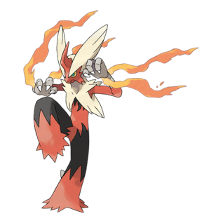 Mega Blaziken Artwork