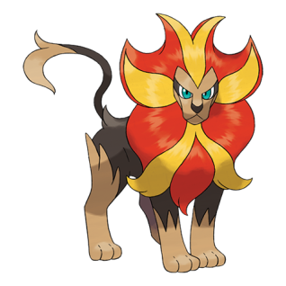 Pyroar Artwork