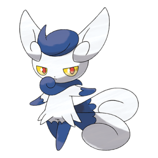 Meowstic Hembra Artwork