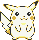 #025 Pikachu sprite Amarillo