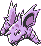 #033 Nidorino sprite Amarillo