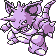 #034 Nidoking sprite Amarillo