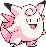 #036 Clefable sprite Amarillo