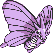 #049 Venomoth sprite Amarillo