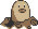 #050 Diglett sprite Amarillo