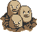 #051 Dugtrio sprite Amarillo