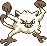 #056 Mankey sprite Amarillo