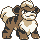 #058 Growlithe sprite Amarillo