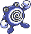 #061 Poliwhirl sprite Amarillo