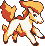 #077 Ponyta sprite Amarillo