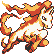 #078 Rapidash sprite Amarillo