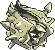 #091 Cloyster sprite Amarillo