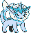#134 Vaporeon sprite Amarillo