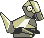 #137 Porygon sprite Amarillo