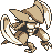 #141 Kabutops sprite Amarillo