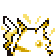 #025 Pikachu sprite Posterior