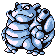 #009 Blastoise sprite Rojo / Azul