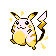 #025 Pikachu sprite Rojo / Azul