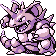 #034 Nidoking sprite Rojo / Azul