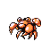 #046 Paras sprite Rojo / Azul