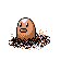 #050 Diglett sprite Rojo / Azul