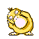 #054 Psyduck sprite Rojo / Azul