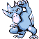#055 Golduck sprite Rojo / Azul