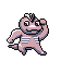 #066 Machop sprite Rojo / Azul