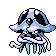 #073 Tentacruel sprite Rojo / Azul