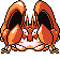 #099 Kingler sprite Rojo / Azul