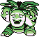 #103 Exeggutor sprite Rojo / Azul