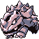 #111 Rhyhorn sprite Rojo / Azul