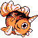 #119 Seaking sprite Rojo / Azul