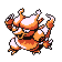 #126 Magmar sprite Rojo / Azul