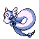 #148 Dragonair sprite Rojo / Azul