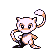 #151 Mew sprite Rojo / Azul
