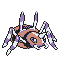 #168 Ariados sprite Cristal