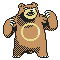 #217 Ursaring sprite Cristal