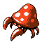 #047 Parasect sprite Plata