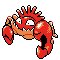 #099 Kingler sprite Plata