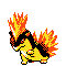 #156 Quilava sprite Plata