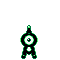 #201 Unown sprite Plata