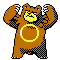 #217 Ursaring sprite Plata