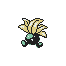 #043 Oddish sprite Plata Shiny