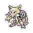 #064 Kadabra sprite Plata Shiny