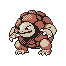 #076 Golem sprite Plata Shiny
